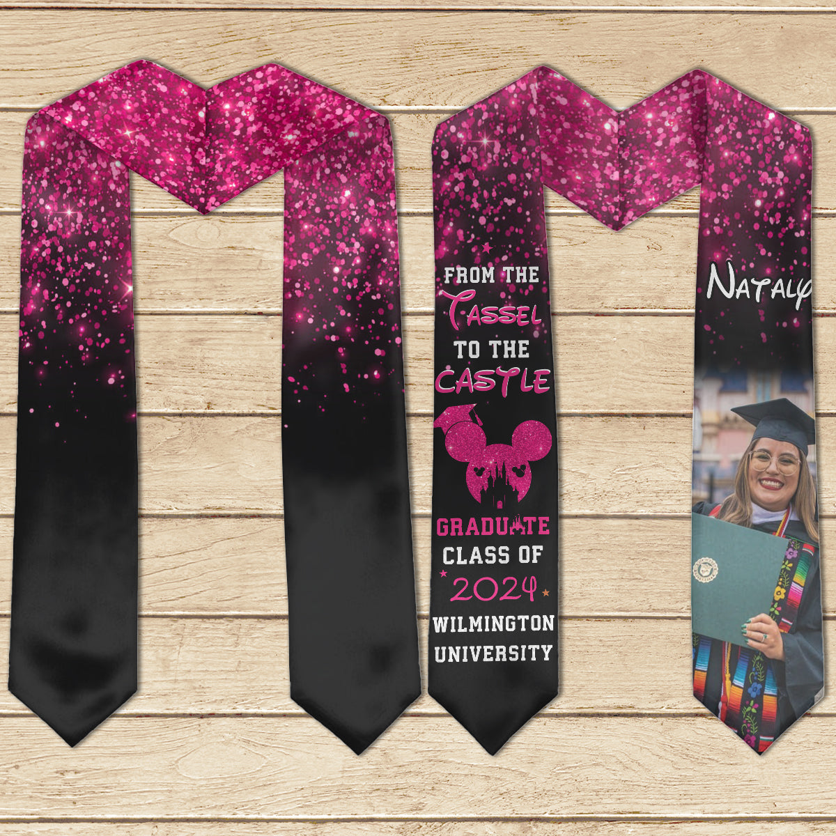 From The Tassel To The Castle - Personalized Graduation Graduation Stole