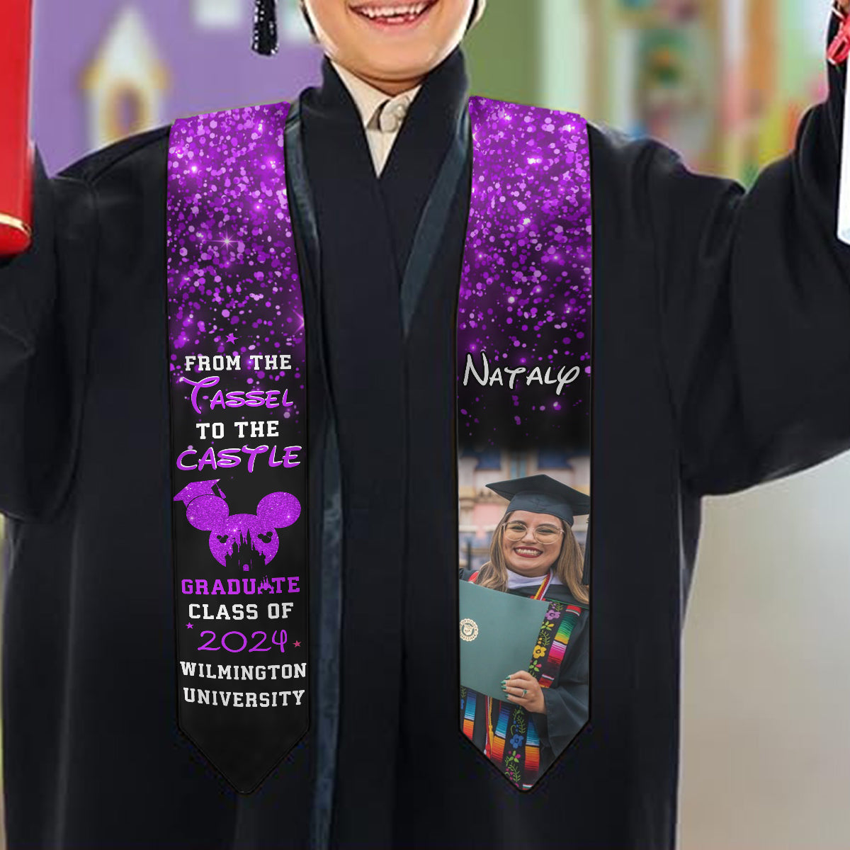 From The Tassel To The Castle - Personalized Graduation Graduation Stole