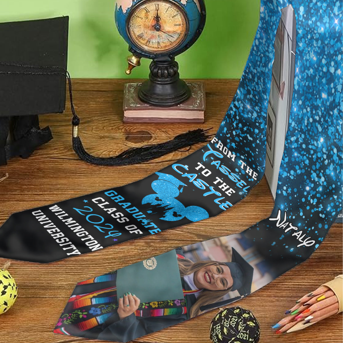 From The Tassel To The Castle - Personalized Graduation Graduation Stole