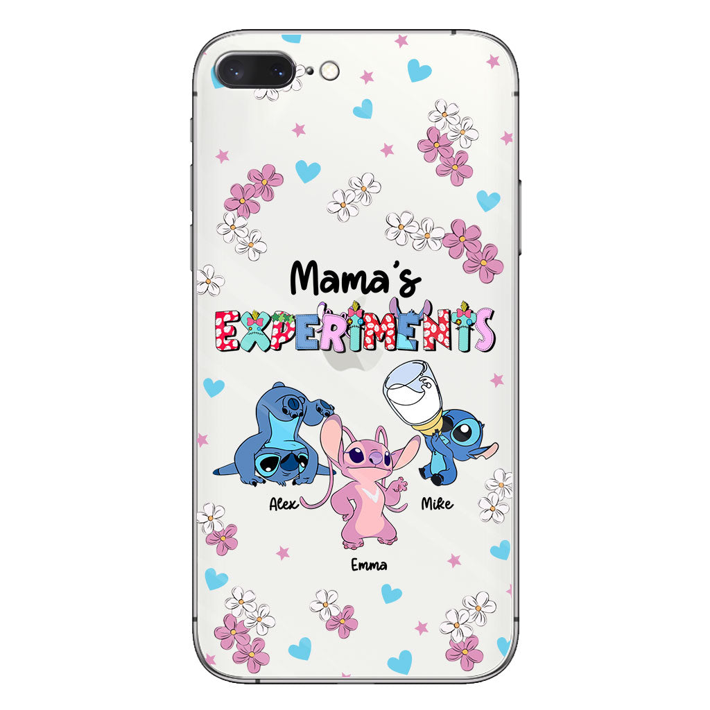 Mama's Experiments - Personalized Mother Clear Phone Case