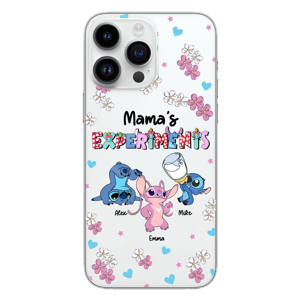 Mama's Experiments - Personalized Mother Clear Phone Case