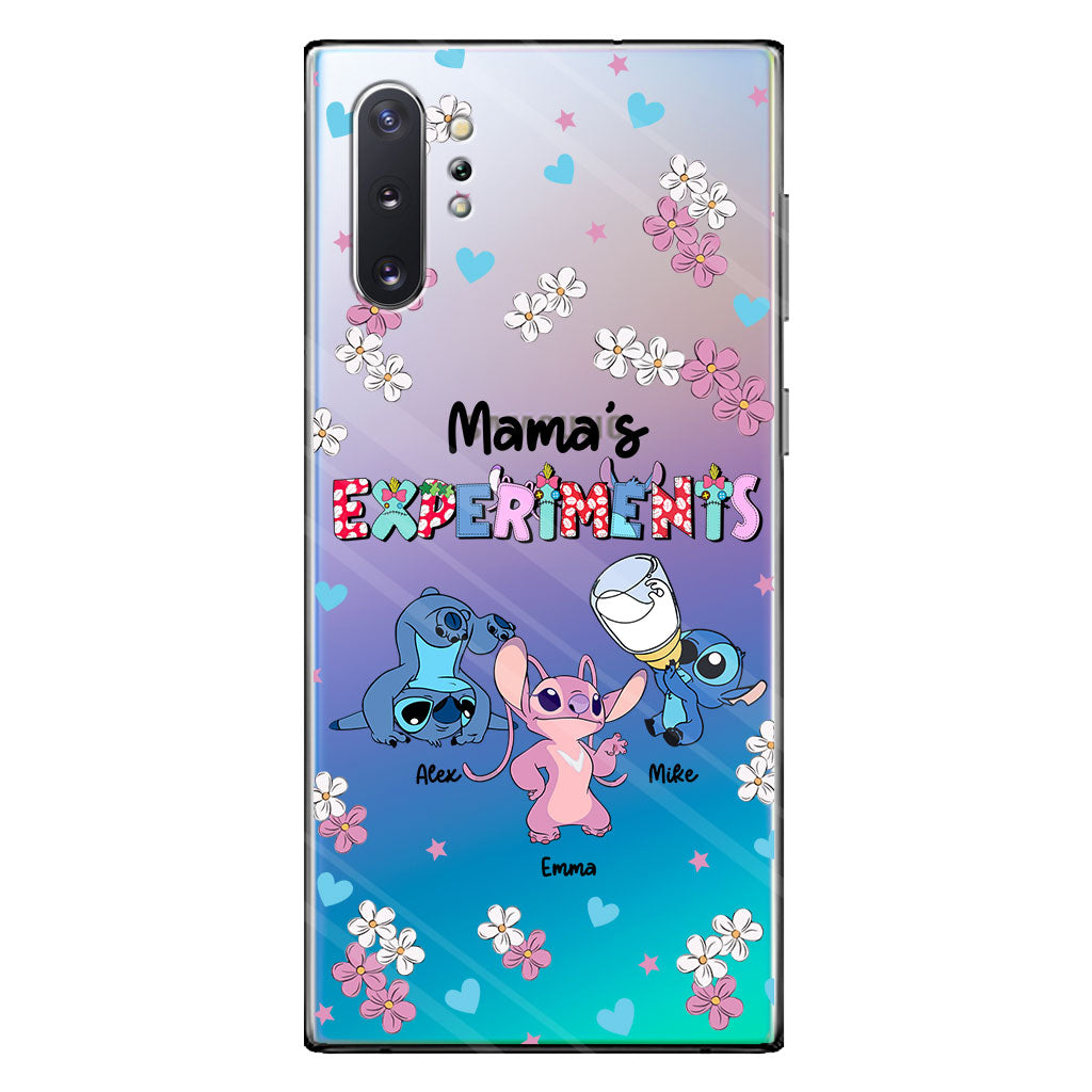Mama's Experiments - Personalized Mother Clear Phone Case