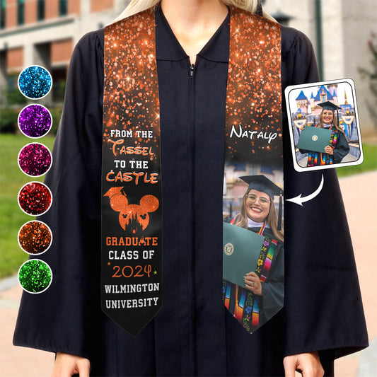 From The Tassel To The Castle - Personalized Graduation Graduation Stole