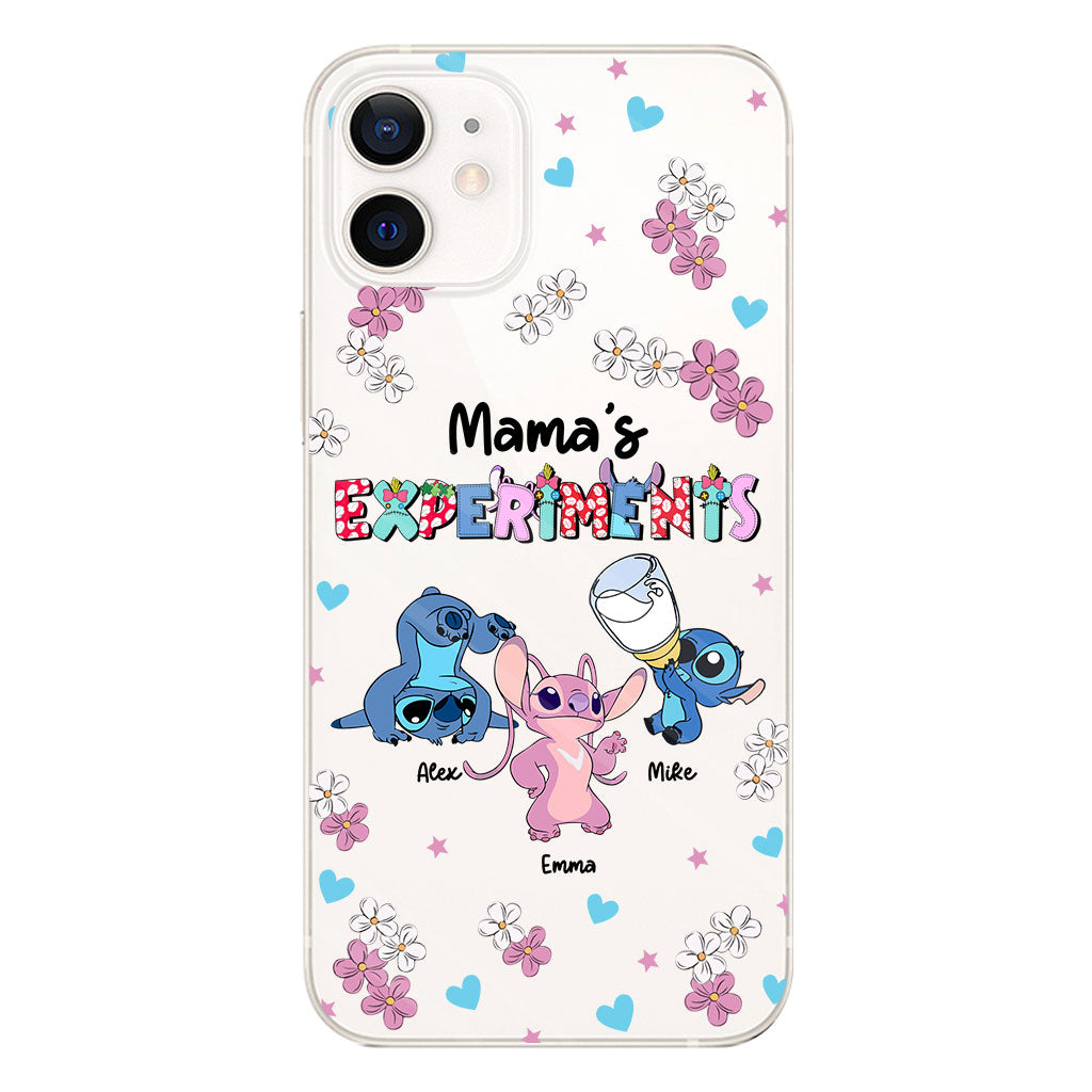 Mama's Experiments - Personalized Mother Clear Phone Case