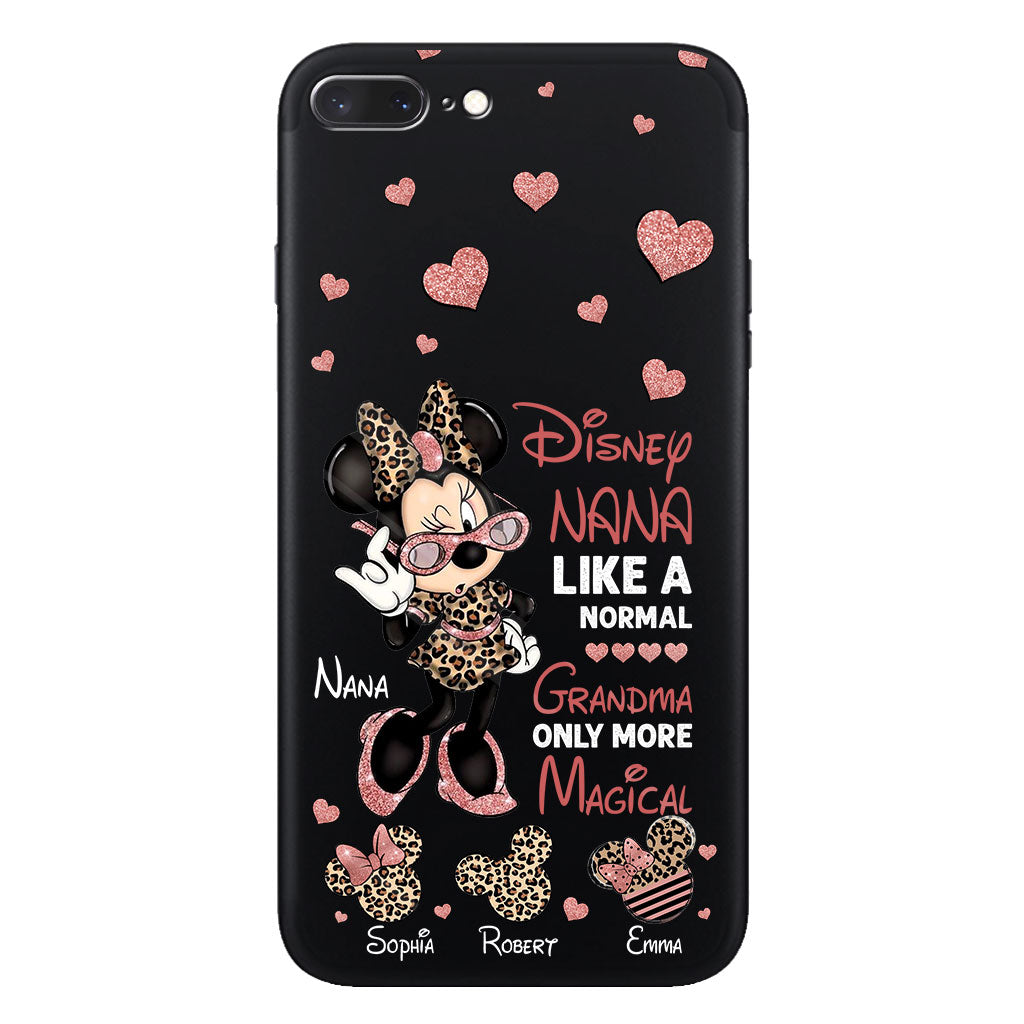 Like A Normal Grandma Only More Magical - Personalized Grandma Clear Phone Case