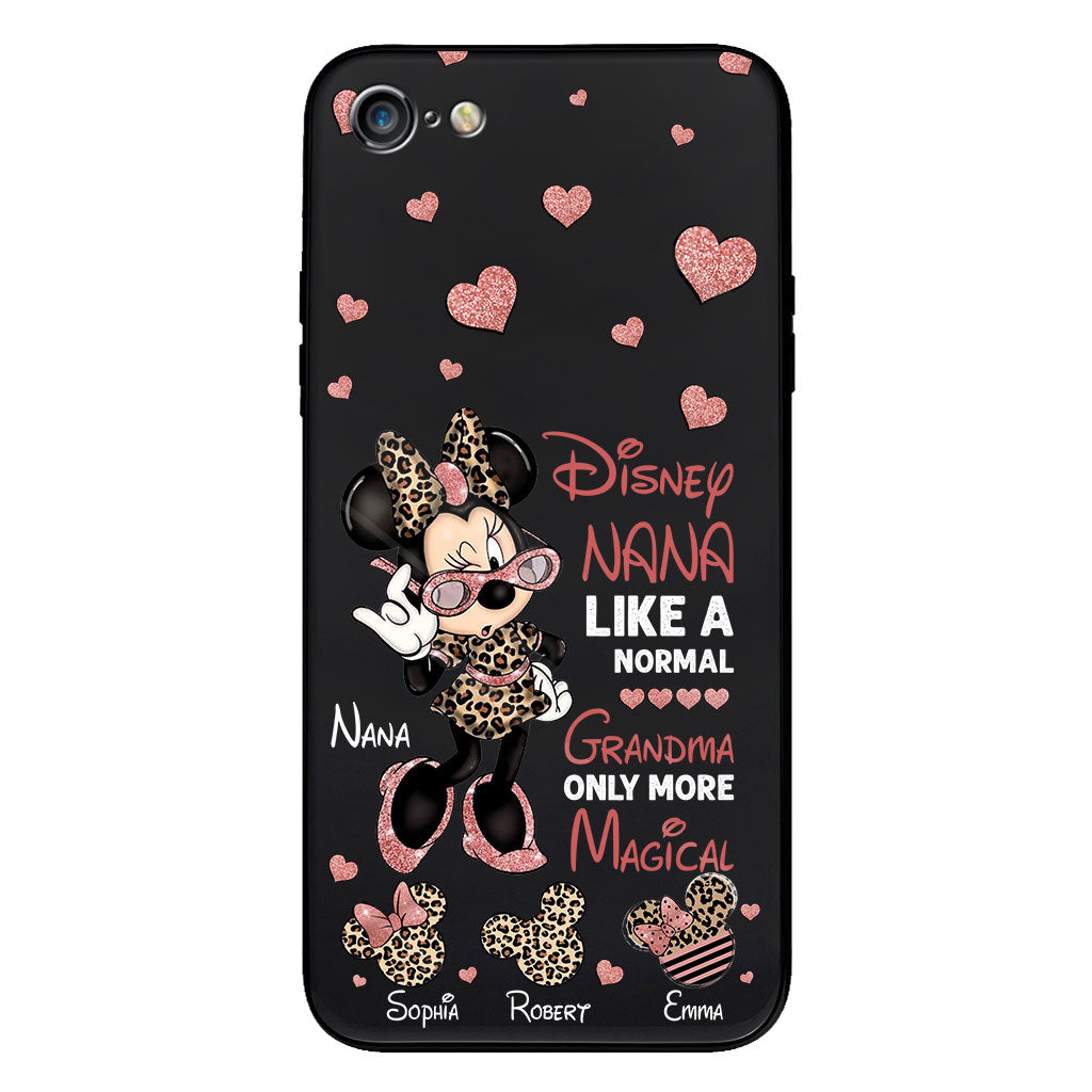 Like A Normal Grandma Only More Magical - Personalized Grandma Clear Phone Case