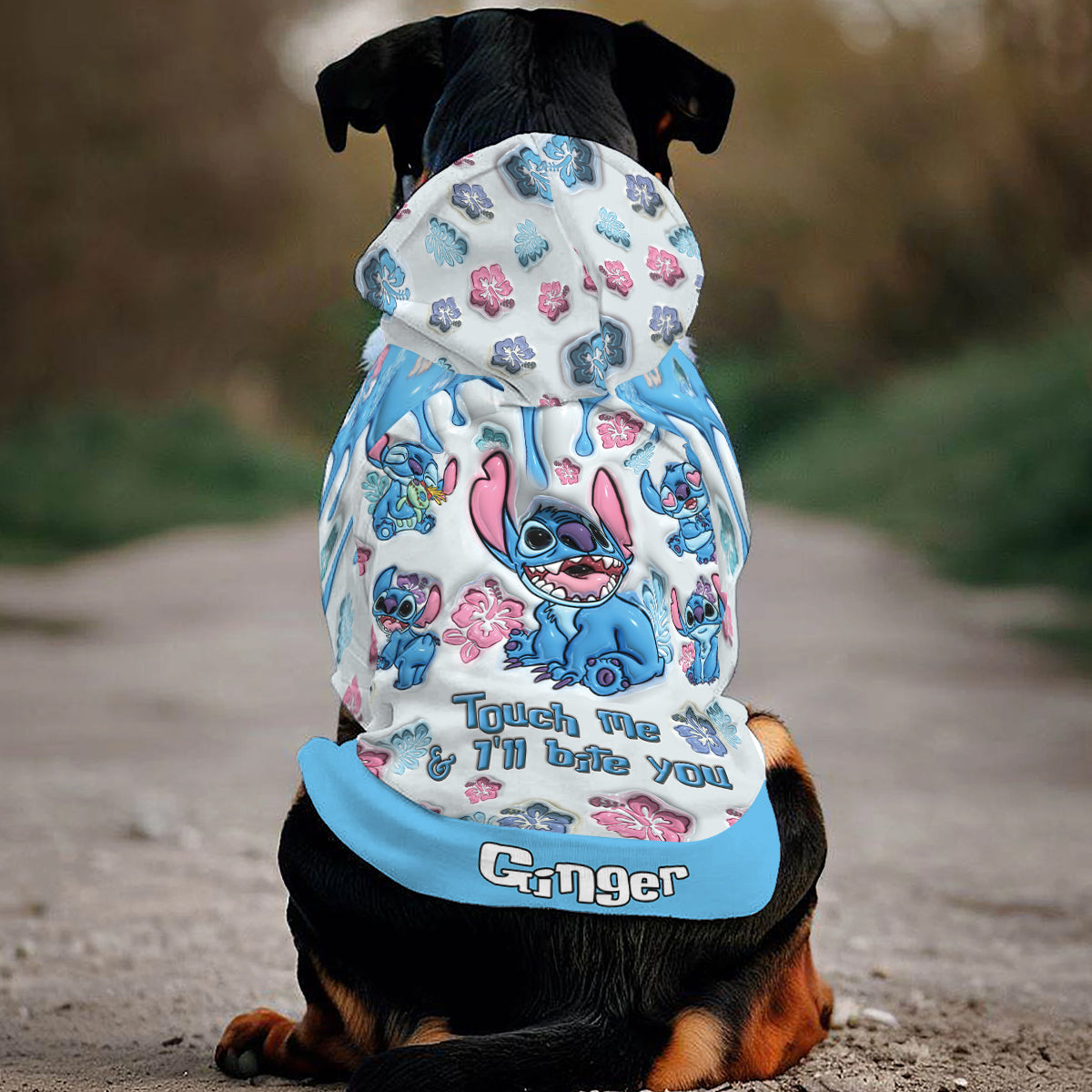 Ohana Means Family - Personalized Ohana Pet Hoodie