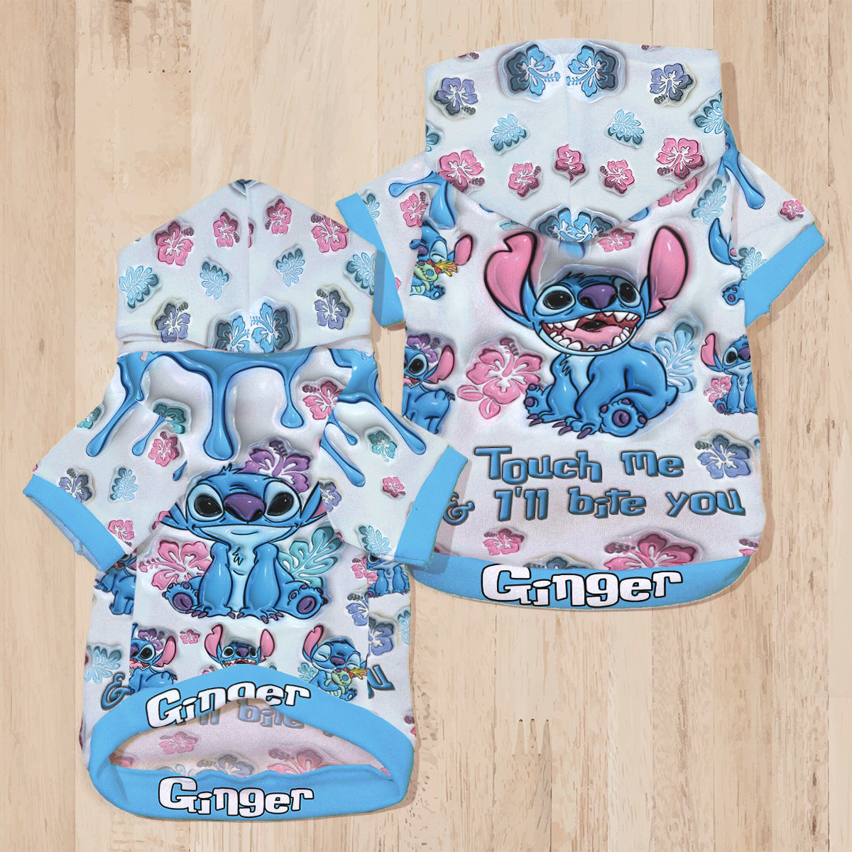 Ohana Means Family - Personalized Ohana Pet Hoodie