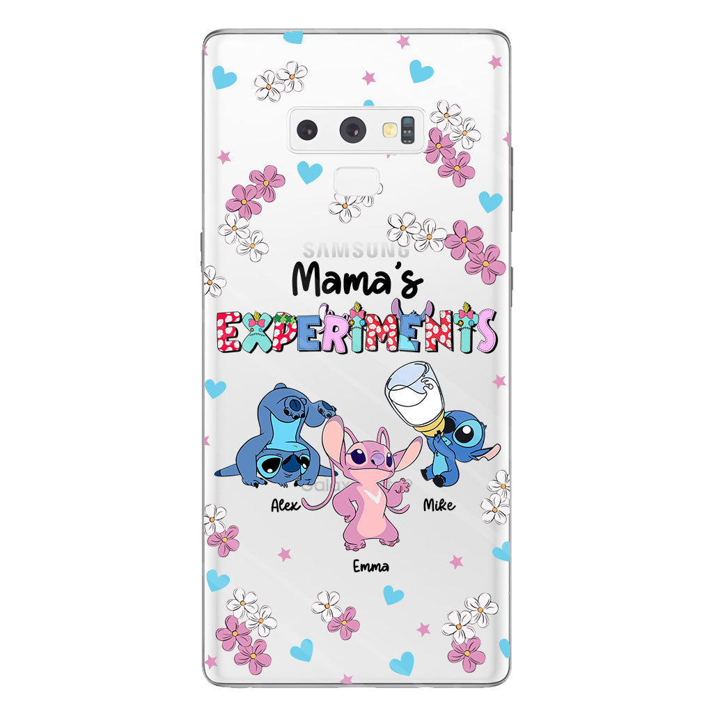 Mama's Experiments - Personalized Mother Clear Phone Case