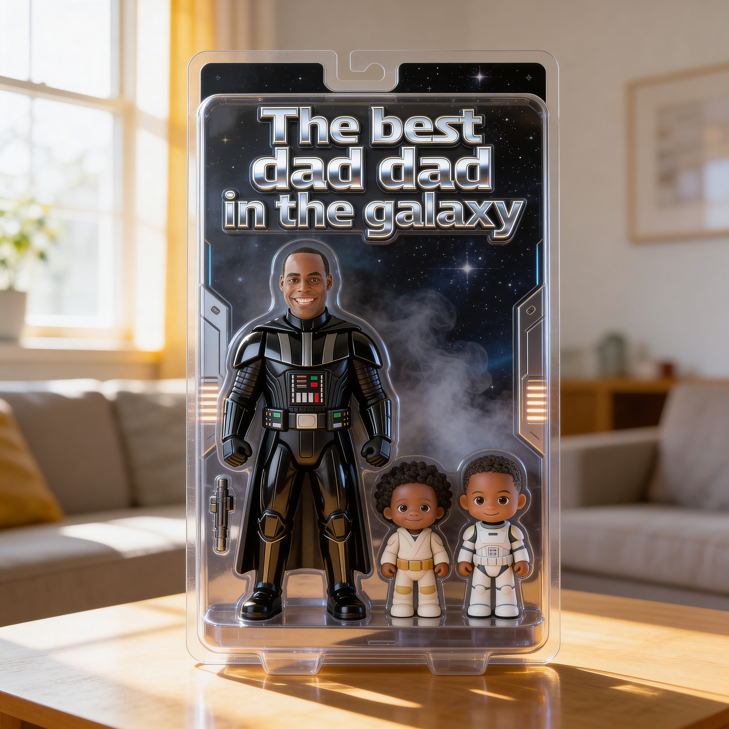 Gift for Dad, Best Dad In The Galaxy, Drive Safe Dad - Personalized The Force Custom Shaped Acrylic Plaque