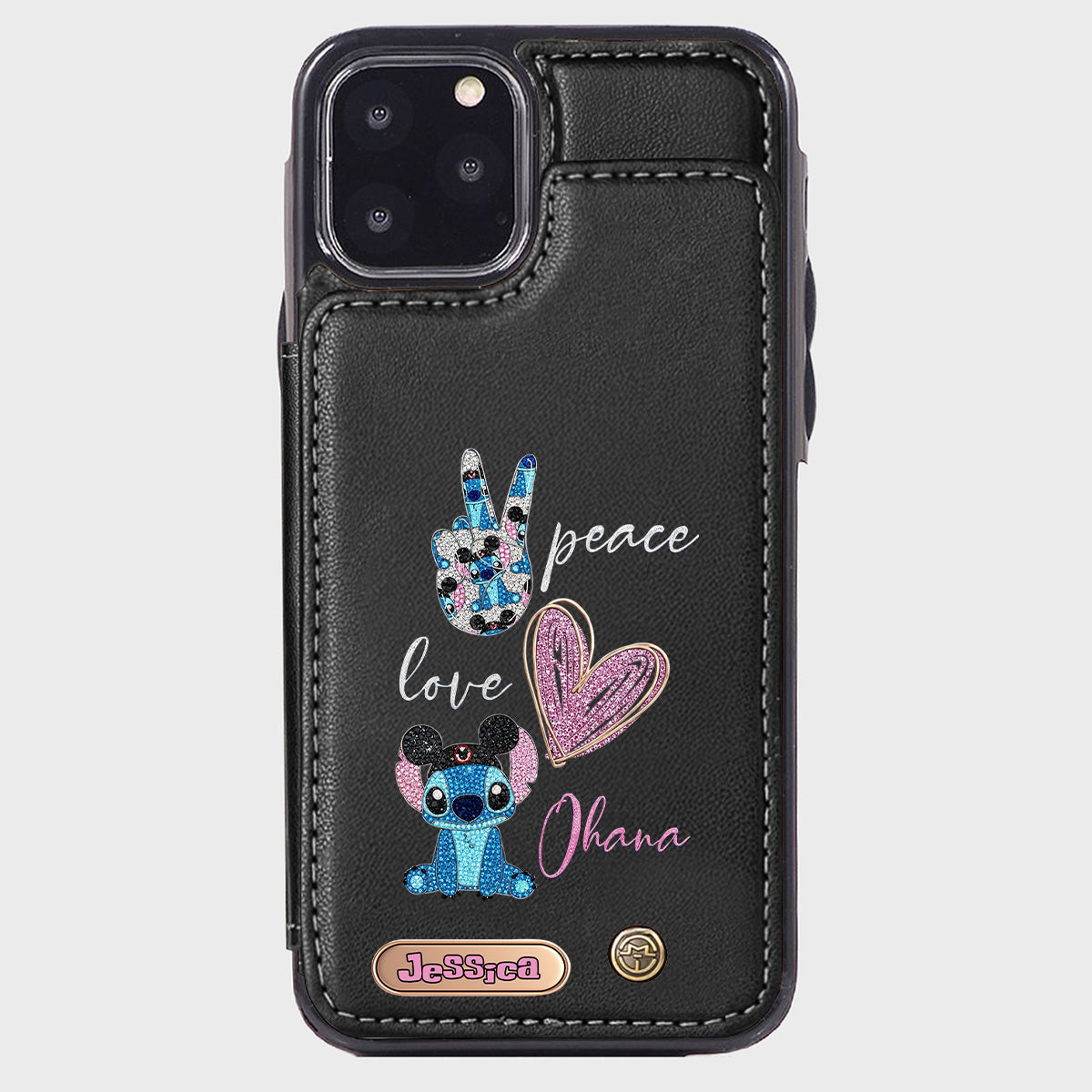 Ohana Means Family - Personalized Ohana Wallet Phone Case