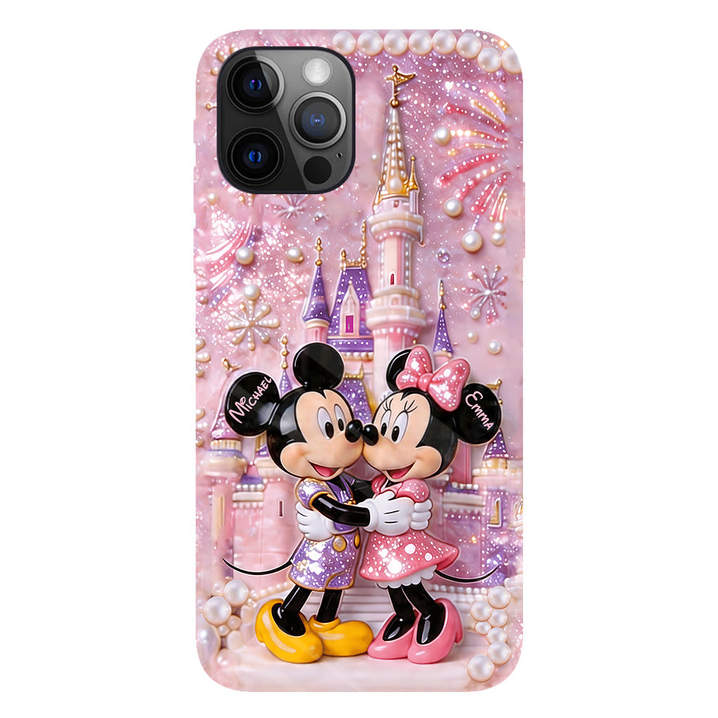 Cartoon Mouse Lovers Gift - Personalized Dream Trip Full Print Phone Case