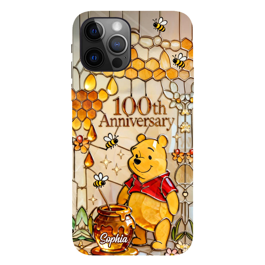 Honey Bear 100th Anniversary - Personalized Yellow Bear Full Print Phone Case