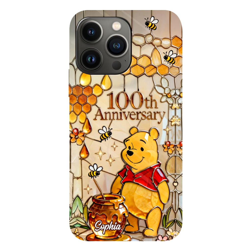 Honey Bear 100th Anniversary - Personalized Yellow Bear Full Print Phone Case