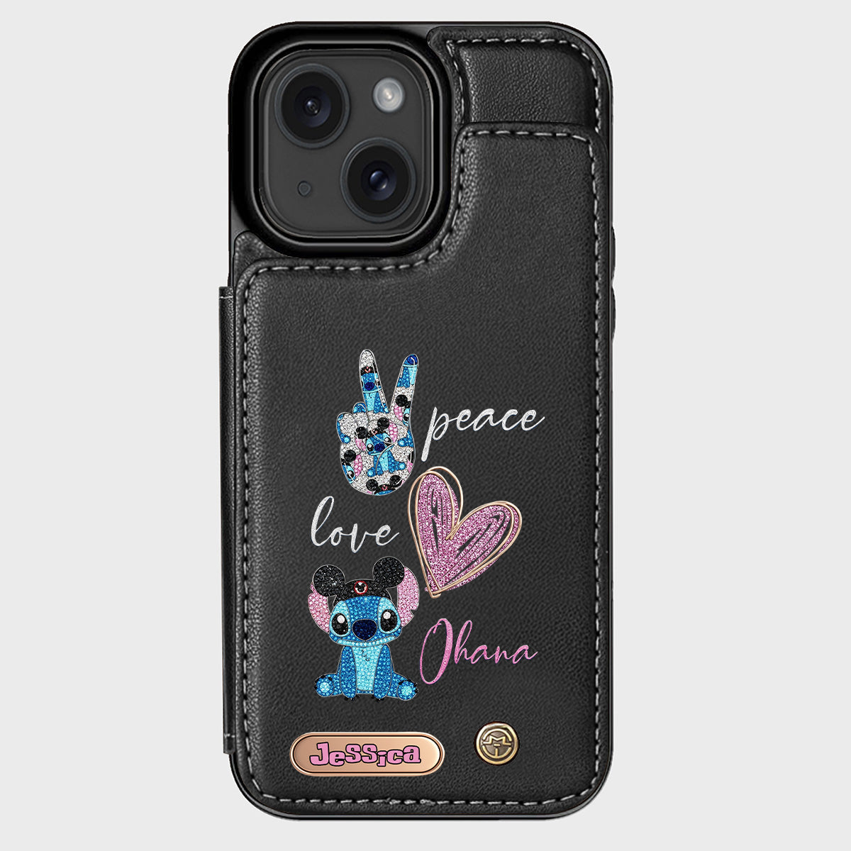 Ohana Means Family - Personalized Ohana Wallet Phone Case