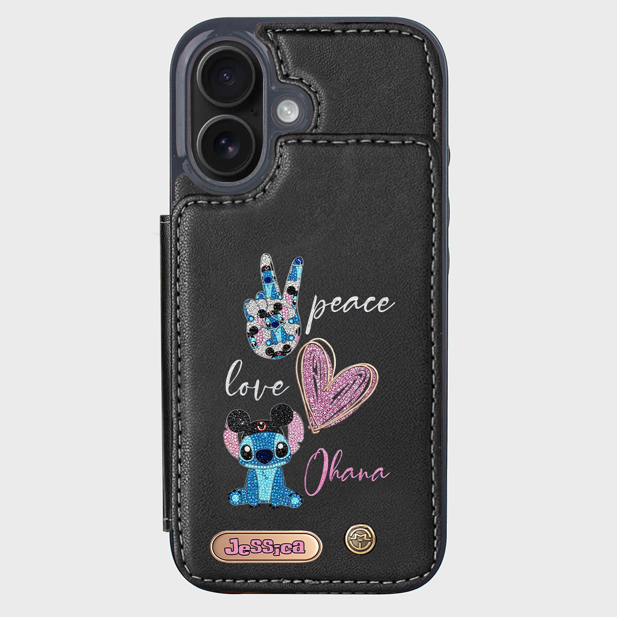 Ohana Means Family - Personalized Ohana Wallet Phone Case