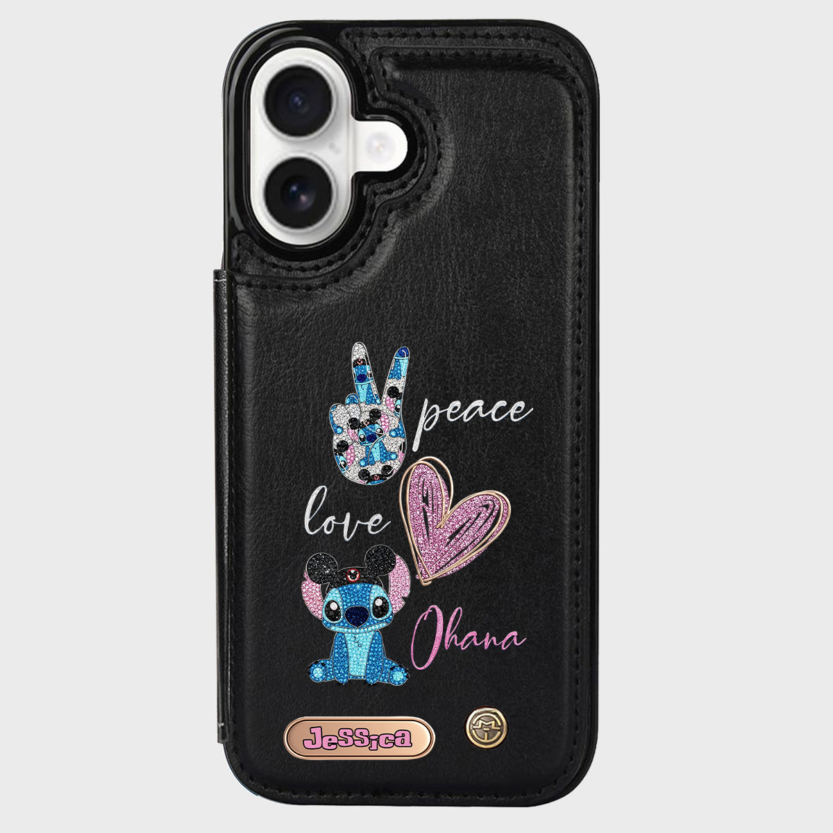 Ohana Means Family - Personalized Ohana Wallet Phone Case