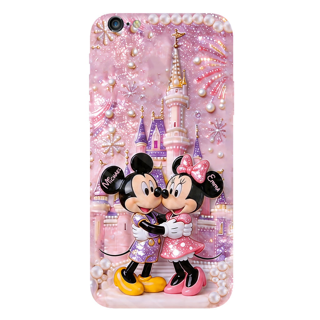 Cartoon Mouse Lovers Gift - Personalized Dream Trip Full Print Phone Case