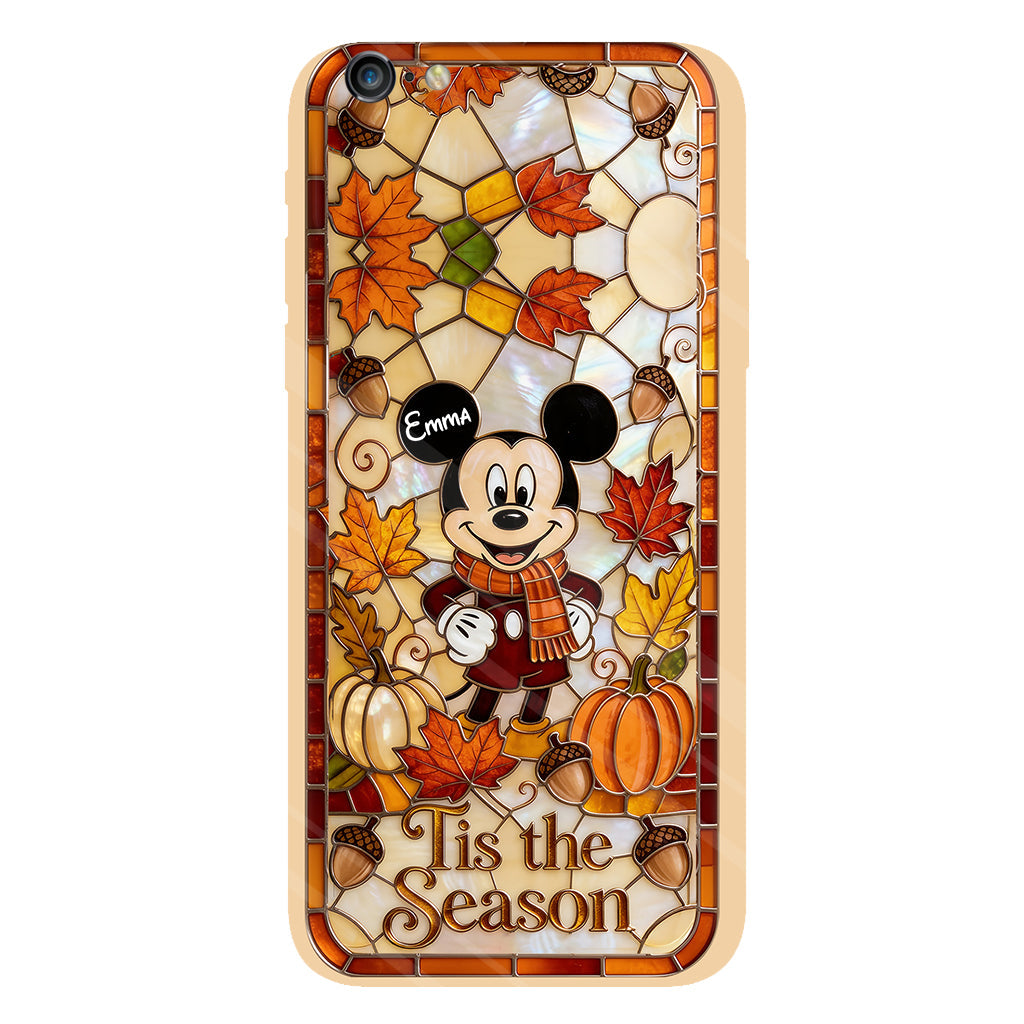 Autumn Cartoon Character - Personalized Mouse Full Print Phone Case