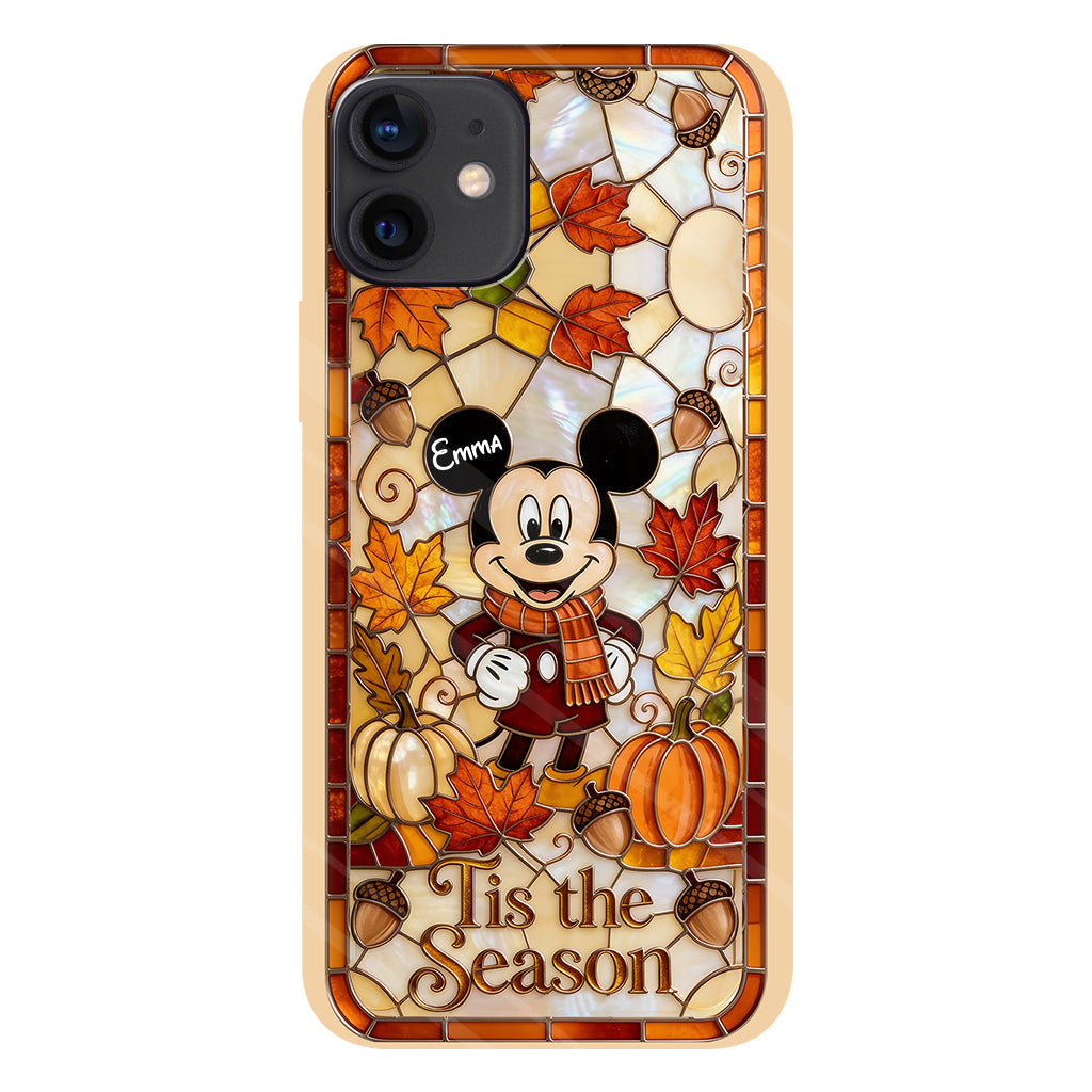 Autumn Cartoon Character - Personalized Mouse Full Print Phone Case