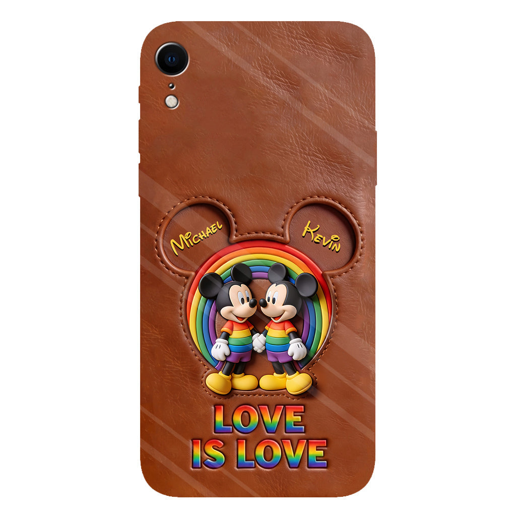Love Is Love - Personalized Mouse Full Print Phone Case