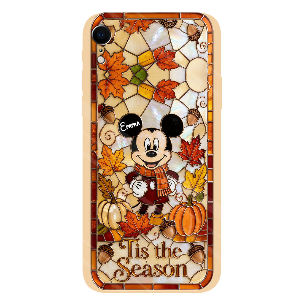 Autumn Cartoon Character - Personalized Mouse Full Print Phone Case