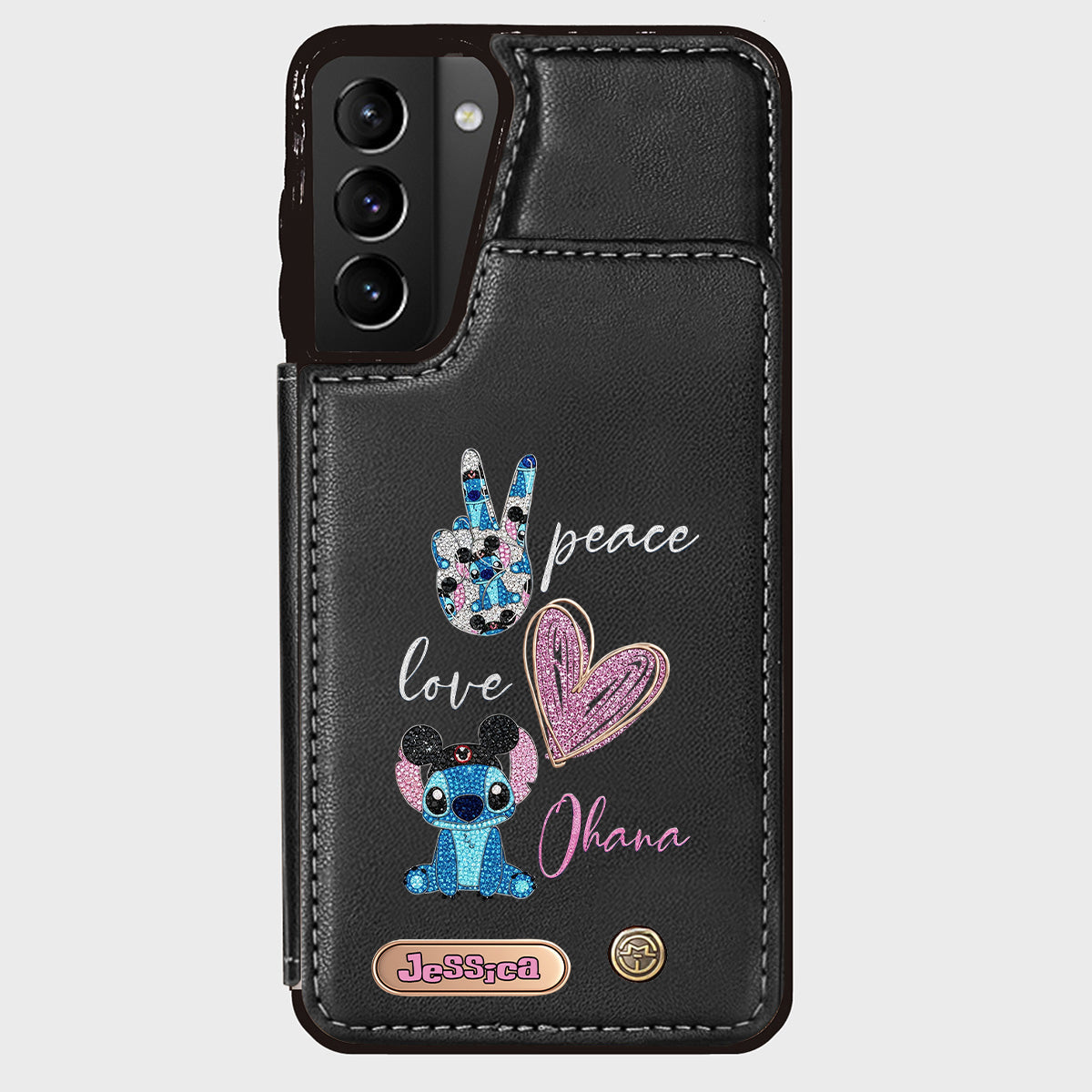 Ohana Means Family - Personalized Ohana Wallet Phone Case