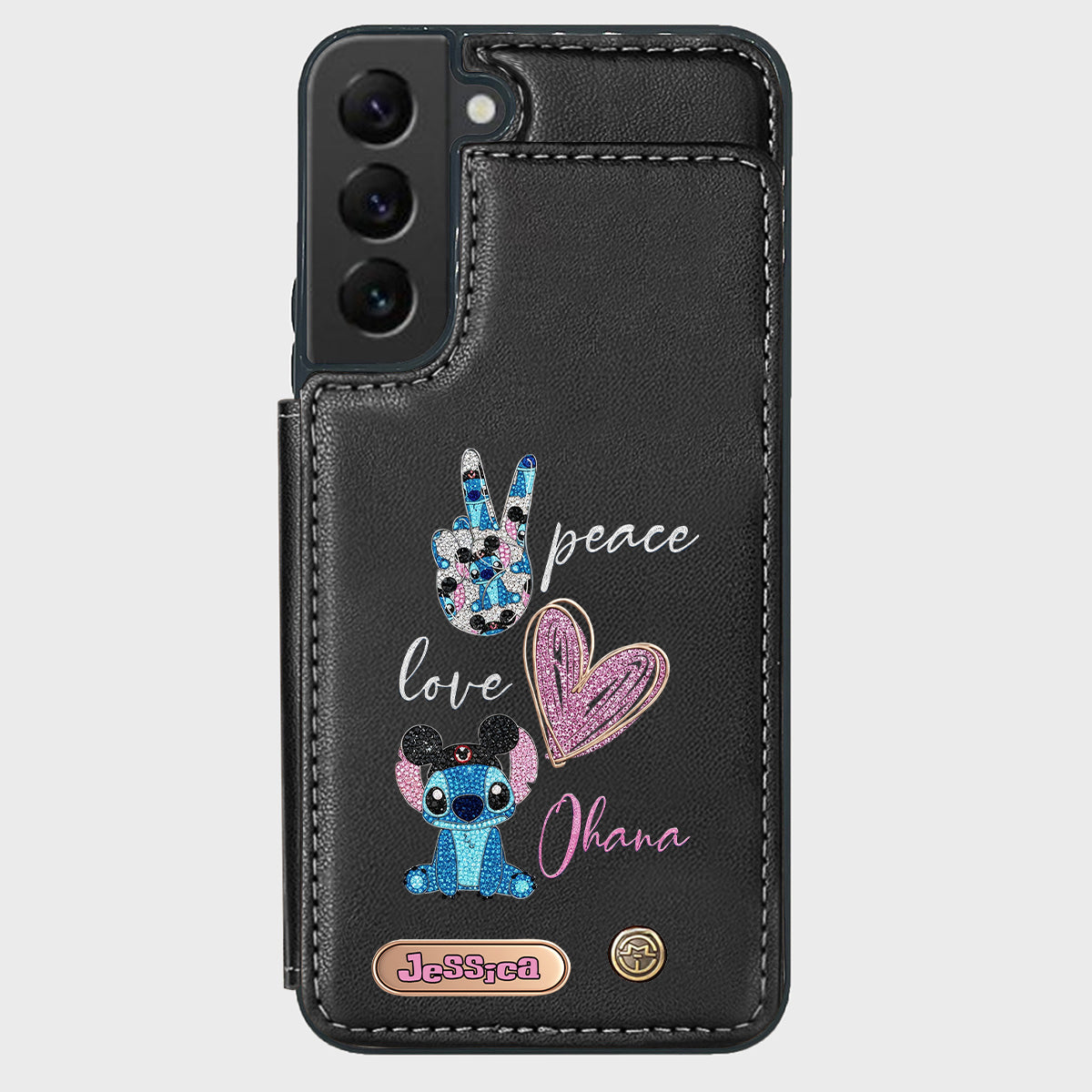 Ohana Means Family - Personalized Ohana Wallet Phone Case