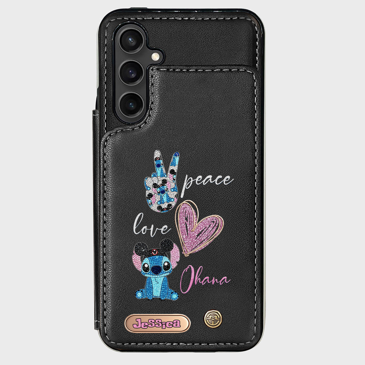 Ohana Means Family - Personalized Ohana Wallet Phone Case
