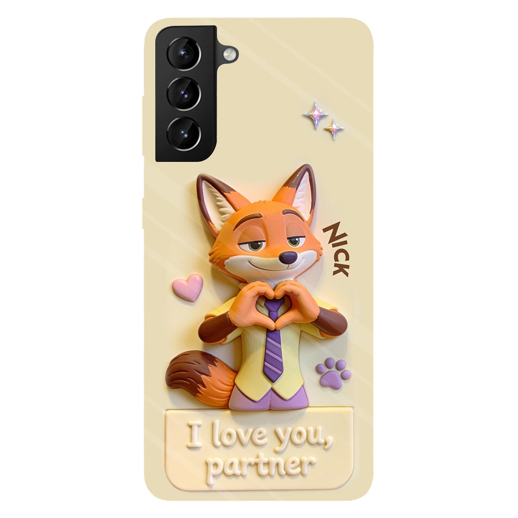 I Love You - Personalized Couple Full Print Phone Case