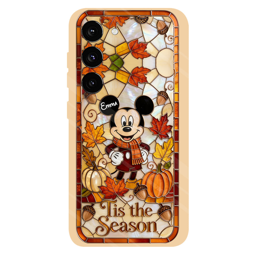 Autumn Cartoon Character - Personalized Mouse Full Print Phone Case