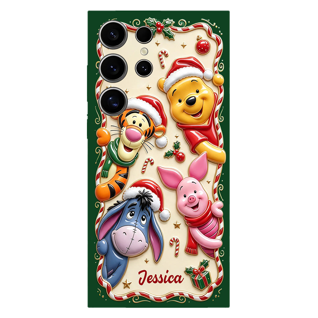 The Best Time Of The Year - Personalized Yellow Bear Full Print Phone Case