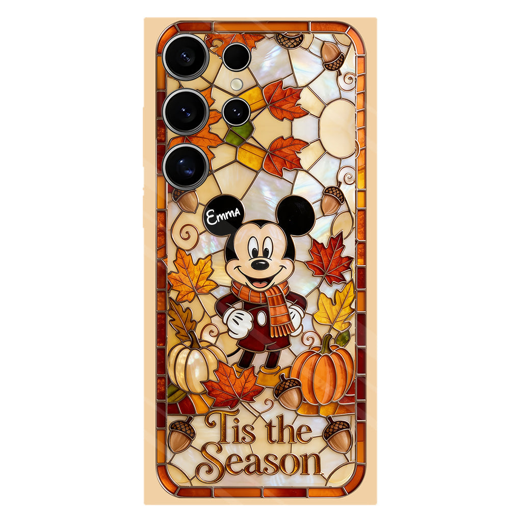 Autumn Cartoon Character - Personalized Mouse Full Print Phone Case