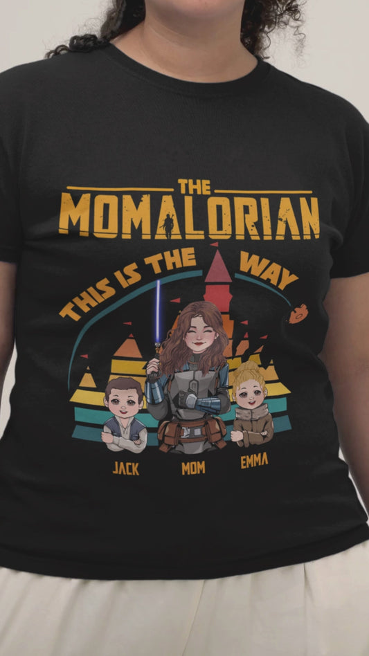 Mamalorian Dadalorian - Personalized Mother T-shirt And Hoodie