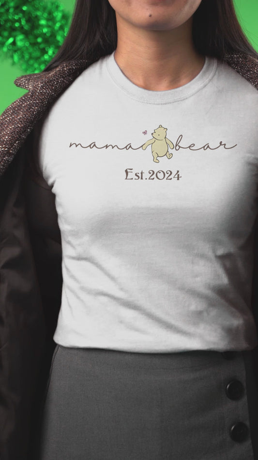 Mama Bear - Personalized Mother T-shirt And Hoodie