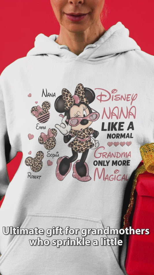 Like A Normal Grandma Only More Magical - Personalized Grandma T-shirt And Hoodie