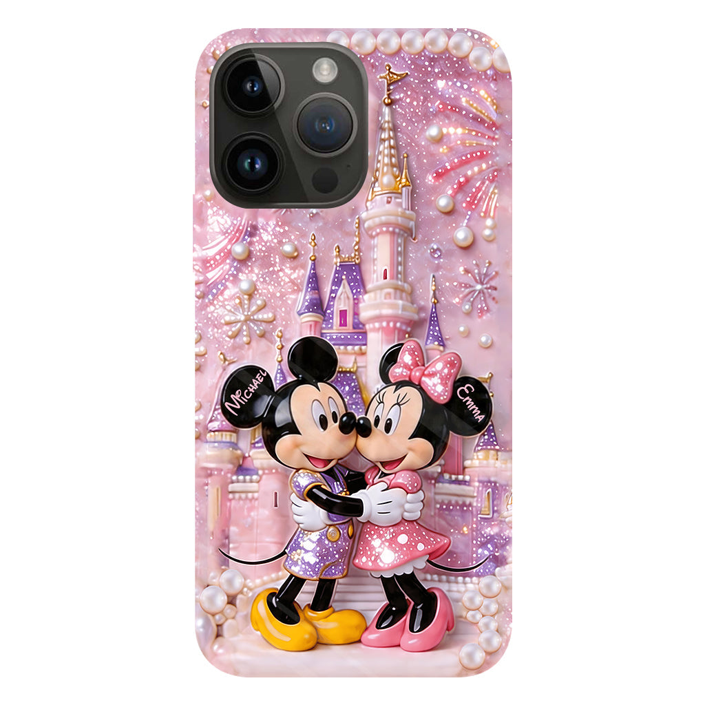 Cartoon Mouse Lovers Gift - Personalized Dream Trip Full Print Phone Case