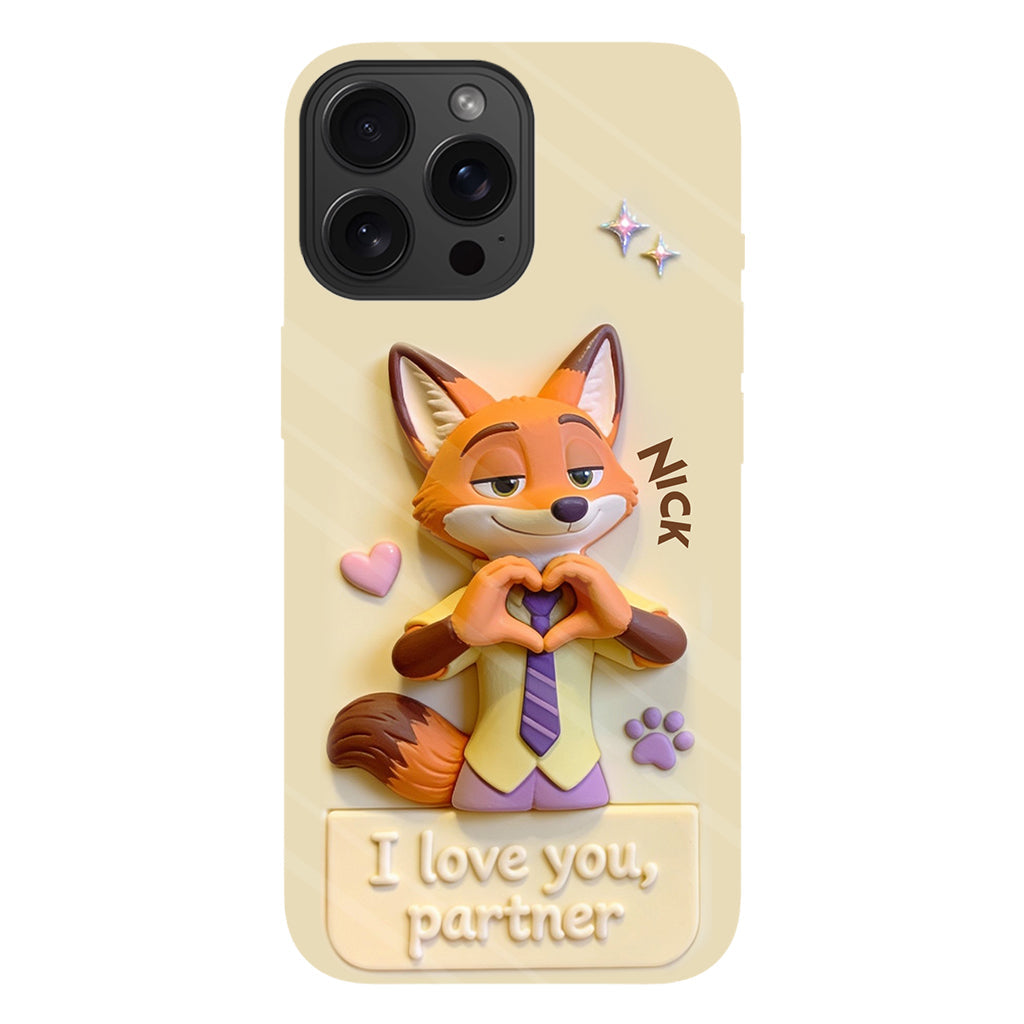 I Love You - Personalized Couple Full Print Phone Case