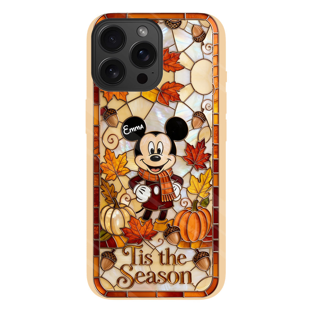 Autumn Cartoon Character - Personalized Mouse Full Print Phone Case