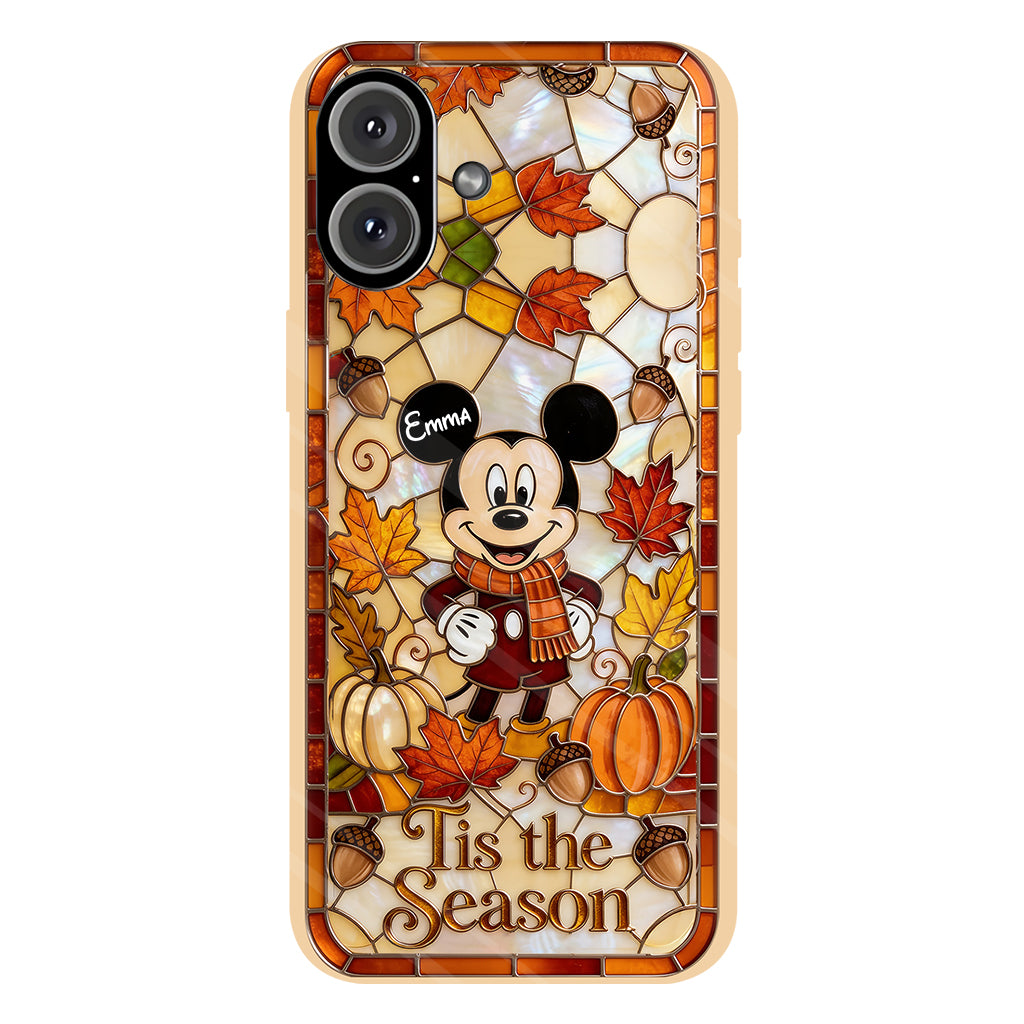 Autumn Cartoon Character - Personalized Mouse Full Print Phone Case