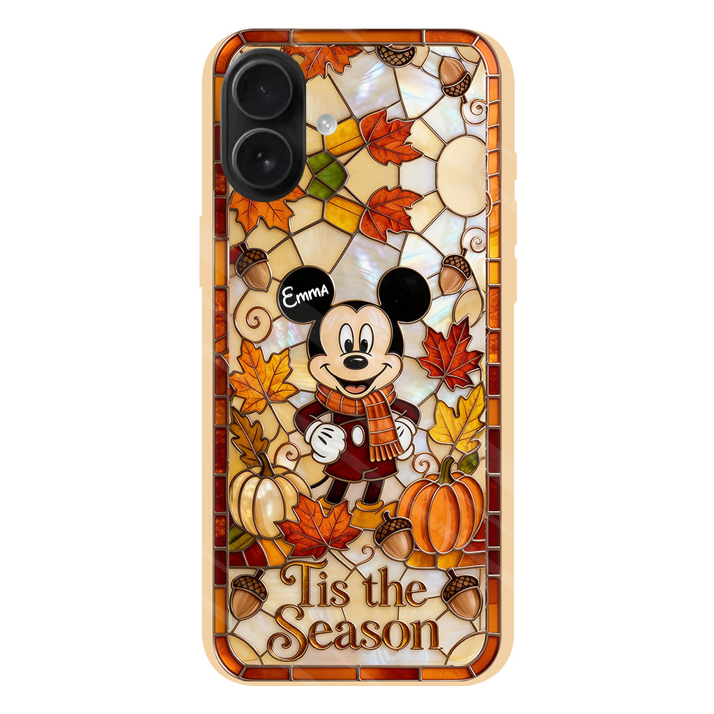 Autumn Cartoon Character - Personalized Mouse Full Print Phone Case