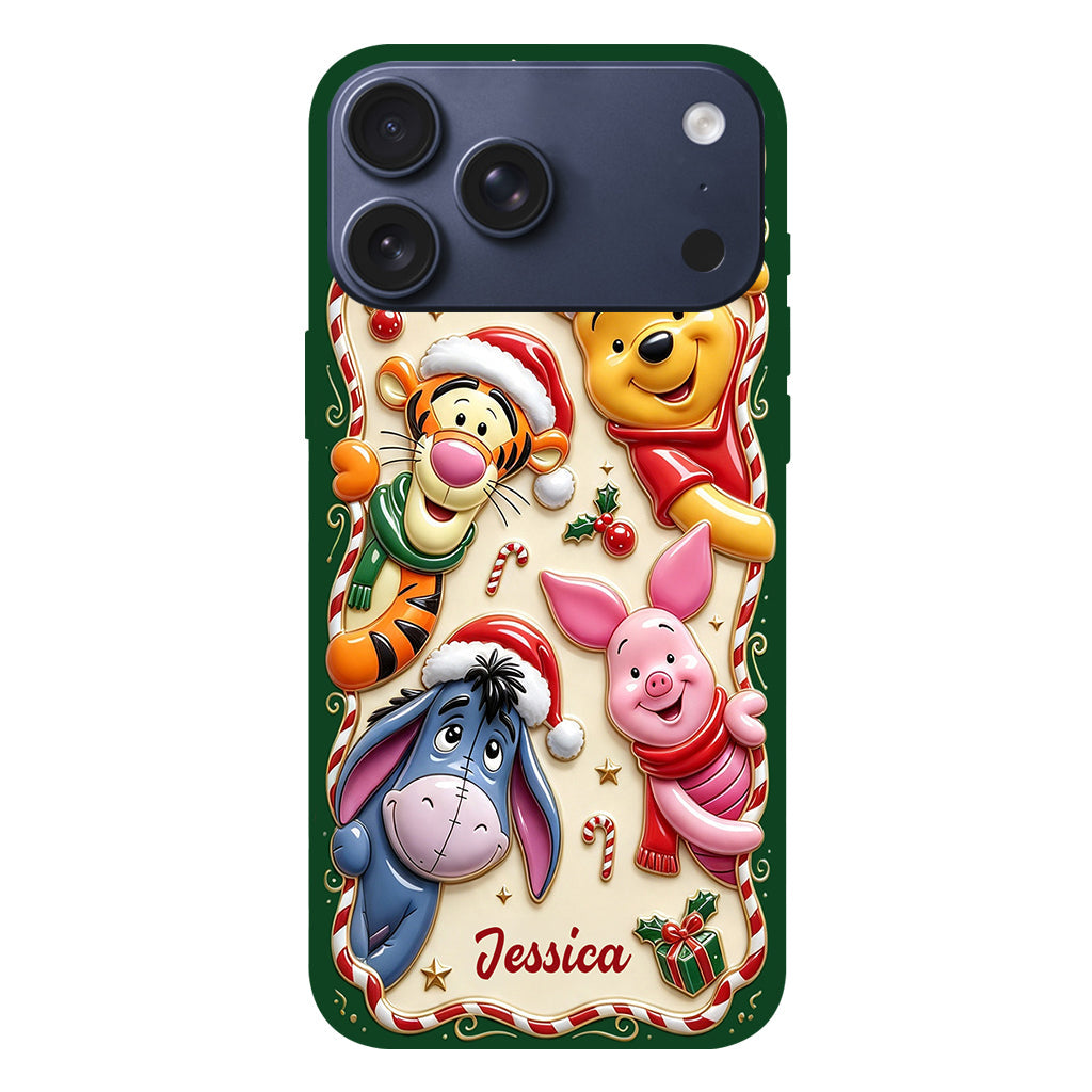 The Best Time Of The Year - Personalized Yellow Bear Full Print Phone Case