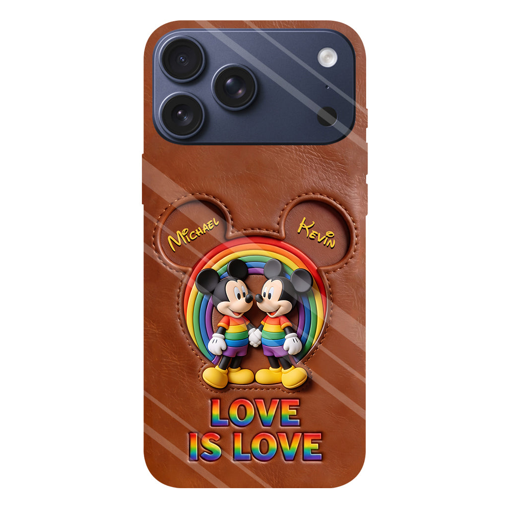 Love Is Love - Personalized Mouse Full Print Phone Case