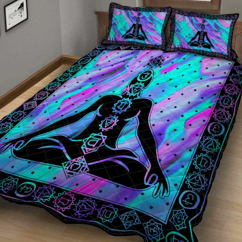 Seven Chakra Yoga  Quilt Set 0622