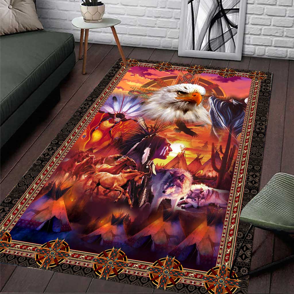 Native American American Indian Rug 0622