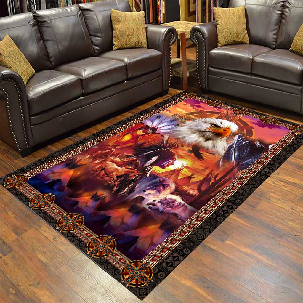 Native American American Indian Rug 0622