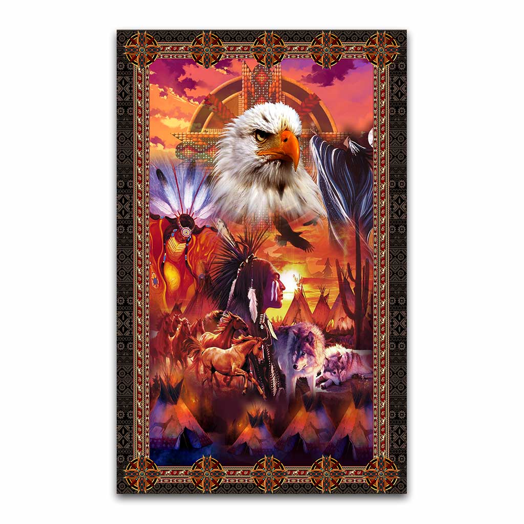 Native American American Indian Rug 0622