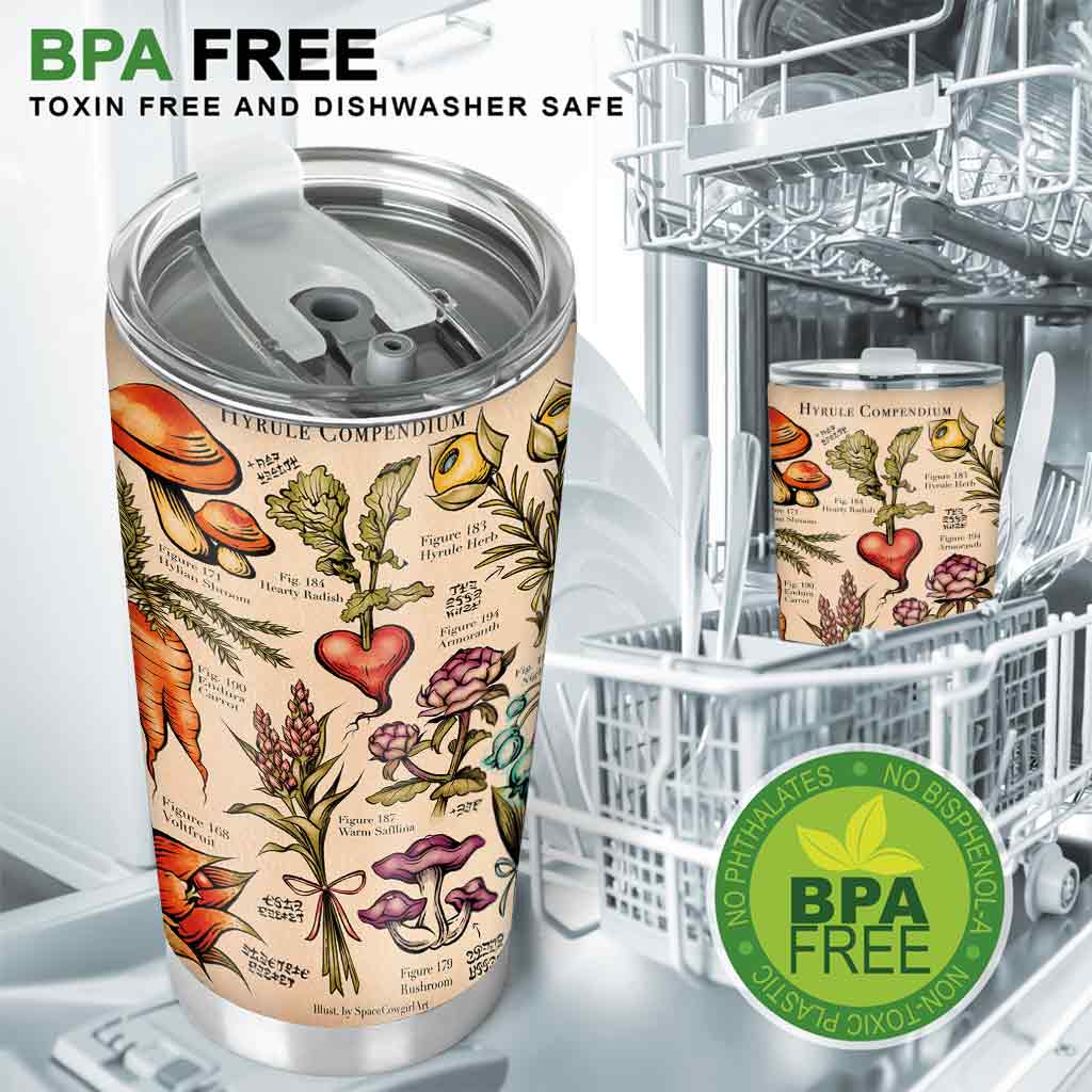 Floral Compendium - Personalized The Hero's Legend Tumbler