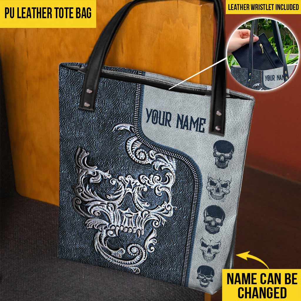 Skull Personalized Tote Bag