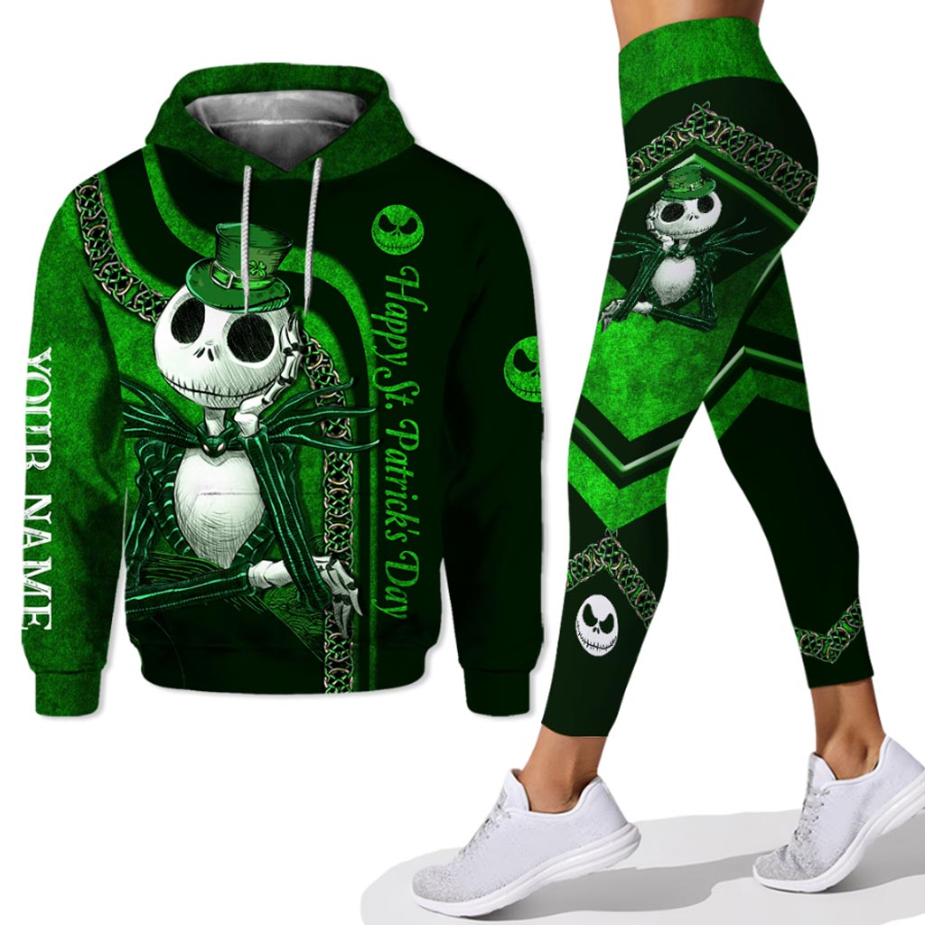 Happy St. Patrick's Day - Personalized Nightmare Hoodie And Leggings